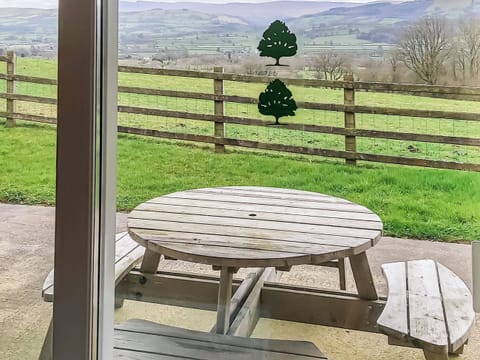 Terrace | Pen Y Bryn Apartment, Manordeilo, near Llandeilo