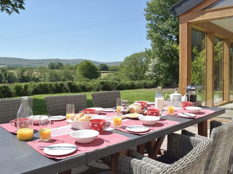 Outdoor dining area | Fountain Hill, Eglwyswrw, near Cardigan