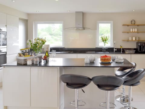 Contemporary well-equipped fitted kitchen | Honey Pippin - Horselake Farm Cottages, Cheriton Bishop