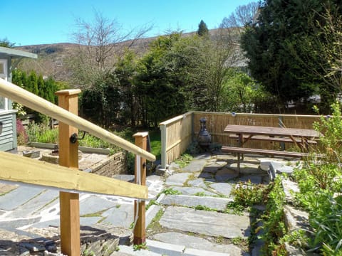 Garden with views of the wonderful scenic countryside | Meredith Cottage, Dolwyddelan, near Betws-y-Coed