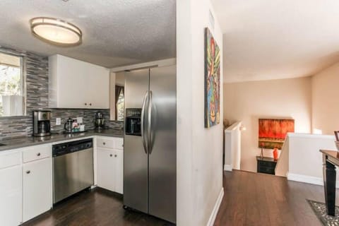 View of kitchen and dining