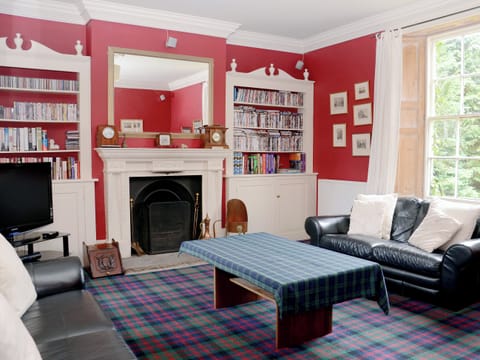 Large living room with open fire | Abbotts Farm, Horbling, near Sleaford