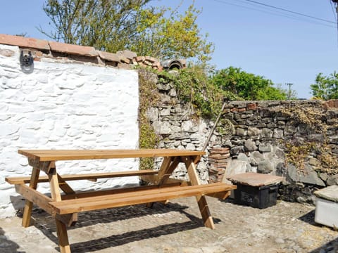 Rear courtyard with outdoor furniture | Mill Street, Drummore, near Stranraer