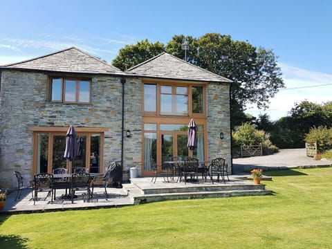 Patio | Polmear Barn, Tregoodwell, Camelford