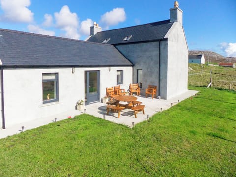 Rear Garden | Kilbride Beach Cottage, near Lochboisdale, Isle of South Uist