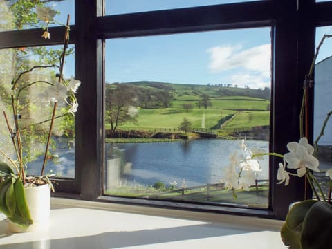 Lovely views over the riverfrom the bedroom | Four Seasons, Cowan Head, near Kendal