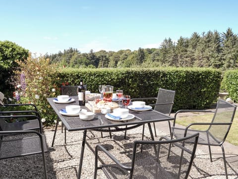 Peaceful patio area | Auldfield, Lhanbryde, near Elgin