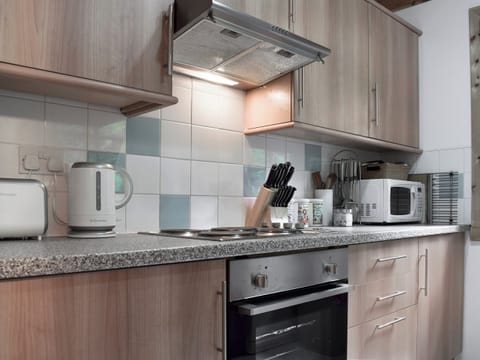Well-equipped kitchen | Maple, Alder - Archarn Estate Lodges, Killin, near Crianlarich