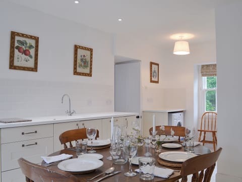 Charming farmhouse kitchen style kitchen diner | Garden Cottage, Strachur, near Dunoon