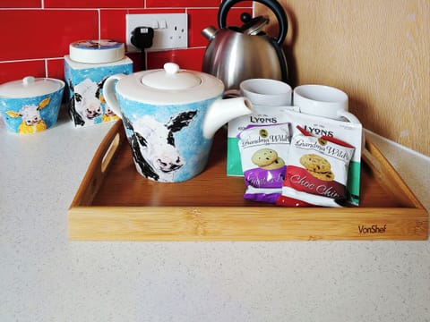 Tea tray set for a cosy evening in front of the fire | Borrowdale Cottage, North Stainmore, Kirkby Stephen