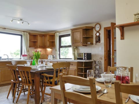 Twin dining areas within kitchen | Three Views Bungalow, Talgarth, near Hay-on-Wye