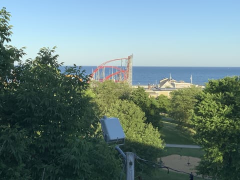 View of Palace Playland from Living Room