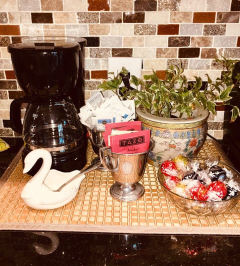 Hot beverage station.