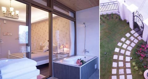 Standard Double Room (French Rose) | Bathroom | Shower, free toiletries, hair dryer, slippers