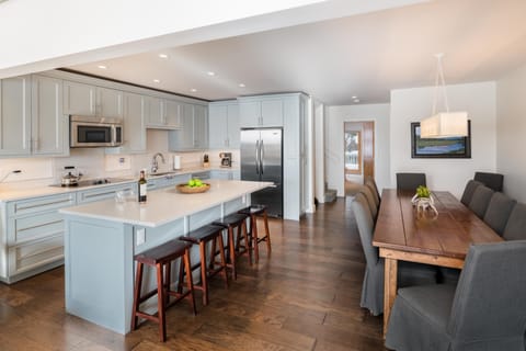 Kitchen and dining area