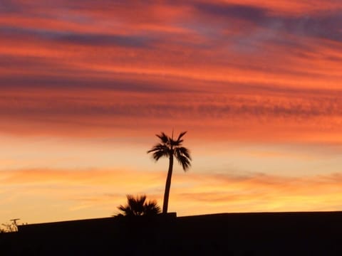 Beautiful Winter sunset in Yuma