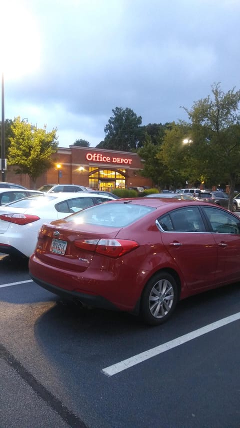 Major retail store(s) across the street.