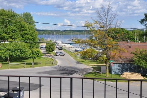 Balcony overlooking Marina Park and Beach