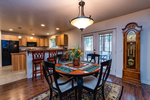 Dining area off the kitchen. Head across the hall for the formal dining room.