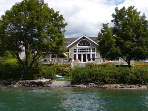 View of the house from the lake