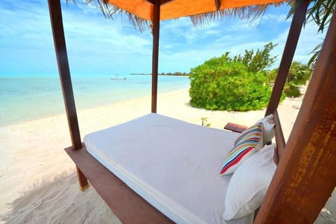 Lazy Day on the Beach...relaxing under the beach daybed