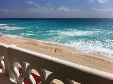 The million dollar view from your balcony.  180 degrees of Caribbean Sea!  WOW!