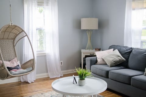 Our hanging chair is always a crowd favorite. 