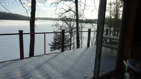 Snowmobile right onto the lake and enjoy 500 miles of trail riding.