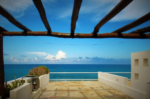 View from rooftop deck