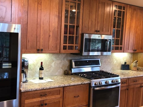 Gourmet Kitchen with Granite and Stainless Steel Appliances