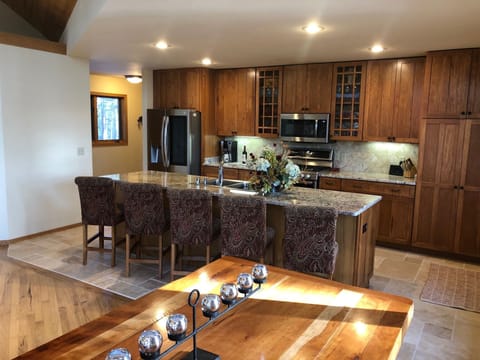 Gourmet Kitchen with Granite and Stainless Steel Appliances