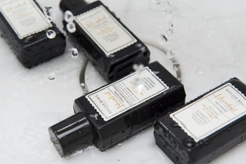 Free toiletries, bathrobes, towels