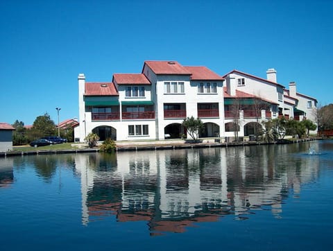 Condo private balcony is 2nd from left.