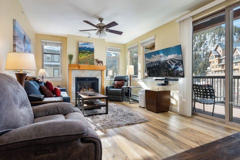 Large Samsung TV with Comcast cable box that can schedule recordings, great for catching up on sports and shows
