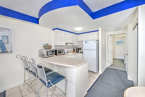 The perfect spot to watch the action on the beach.