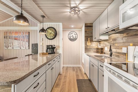 Fully stocked kitchen