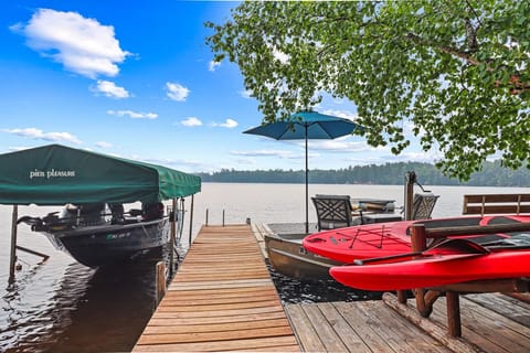 Our dock and swimming area get better every year! 