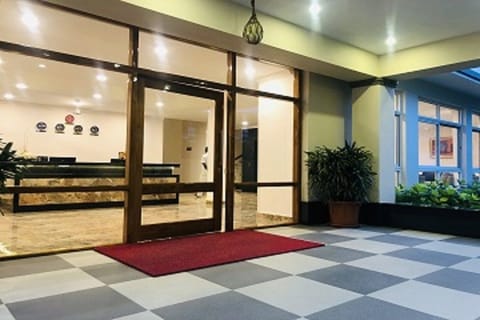 Interior entrance