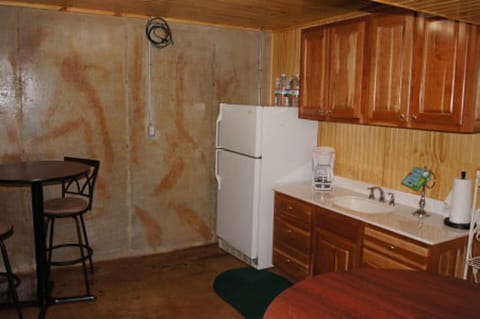 The downstairs kitchenette is just off of the Rec Room.