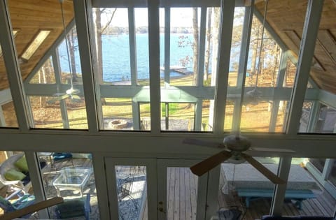 Wow views of a wide section of Oconee from much of the house in Eatonton, Ga.