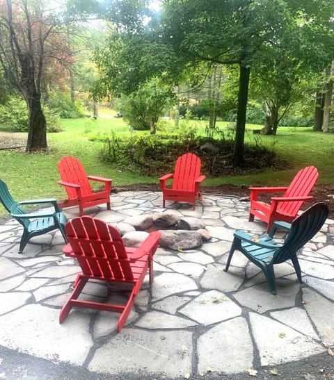 Gather around the fire pit