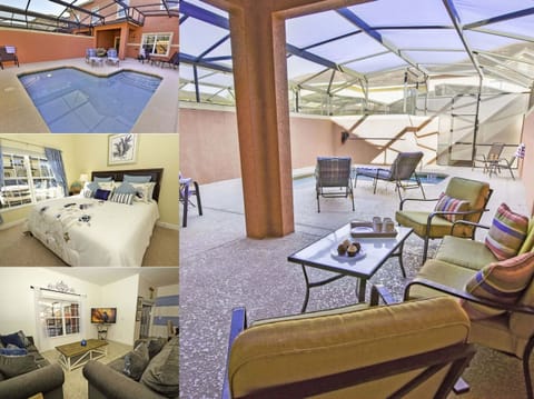 Vacation rental near Disney managed by Orlando rent a villa with a screened in private pool