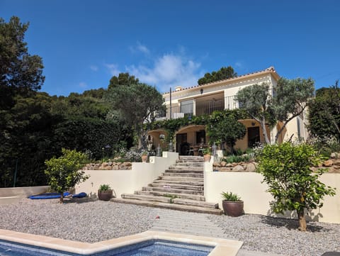 Villa from the pool area
