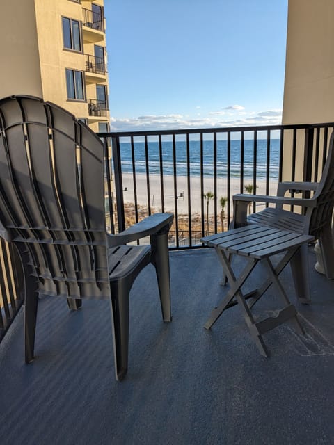 Enjoy sitting on your private balcony!