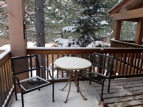 Front porch after a nice snow fall