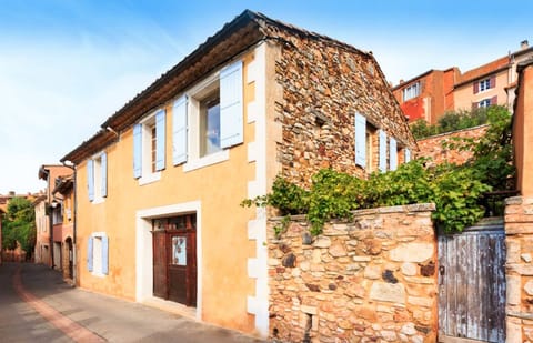 Our house in the centre of the village yet very private at the same time. 