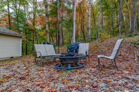 Fire pit, gas grill and charcoal grill, we do provide the wood for your use. 