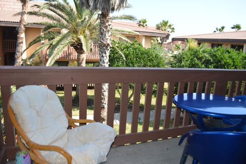 Balcony Runs length of Condo with 3 doors, Living and both bedrooms, full access