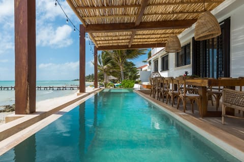 Directly In front Infinity Pool, Looking South.  Walk For Hours on This Beach!