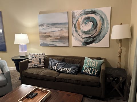 Living Room with Queen Sleeper Sofa